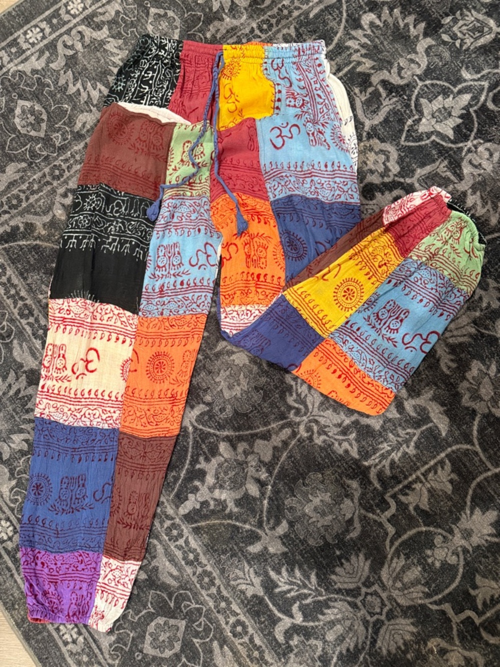 EARTHBOUND Trading Company Boho Patchwork Pants *NWOT Sz. Medium